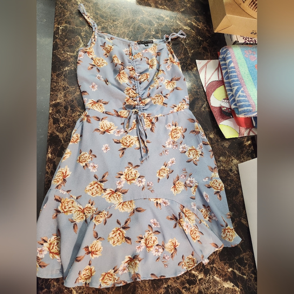 Three pink hearts dress